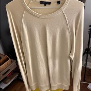 Vince Cream Yellow Men’s Sweater Size M